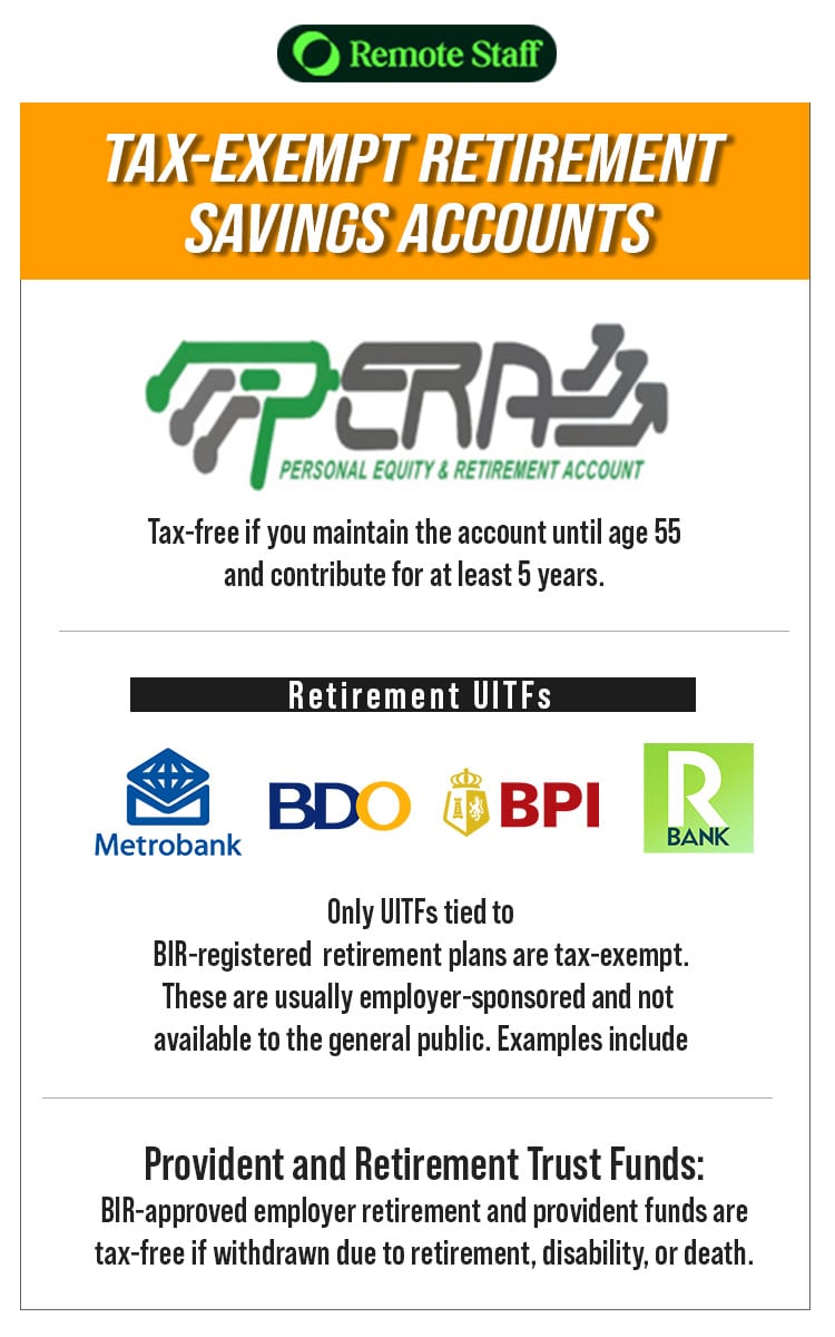 Tax-Exempt Retirement Savings Accounts